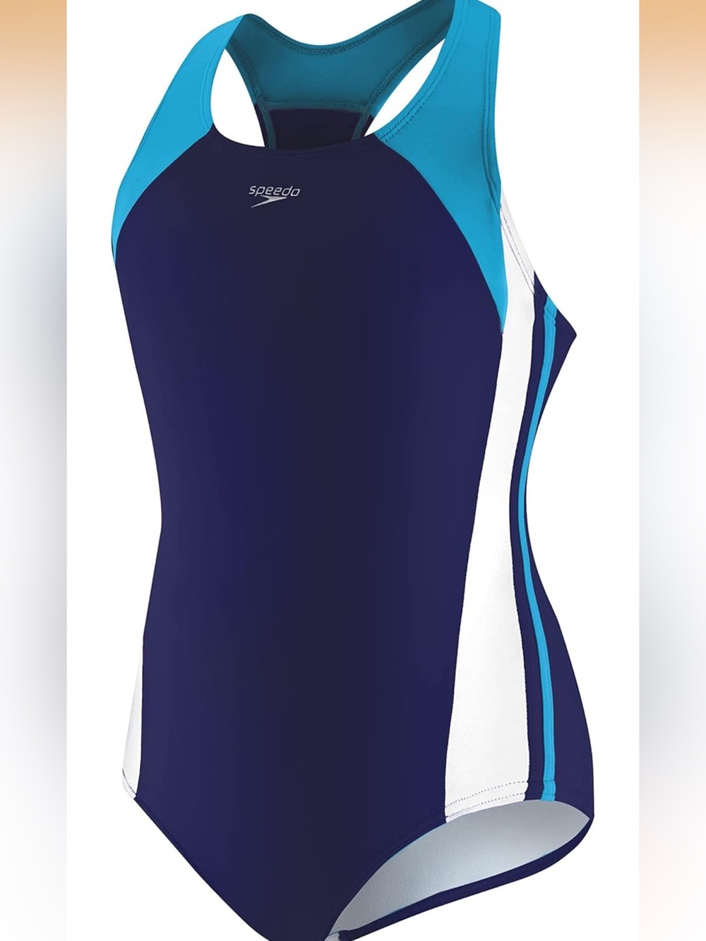 Speedo Girl's Swimsuit One Piece Infinity Splice Thick Strap 1153/bb6